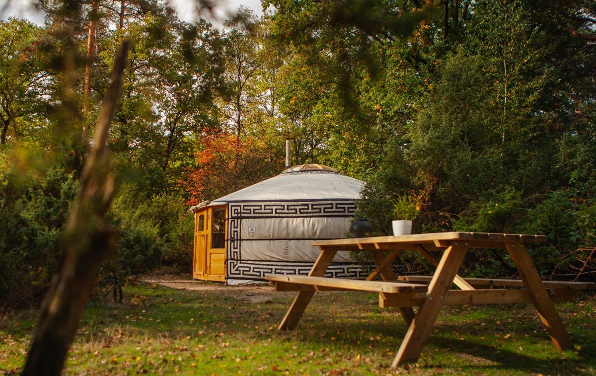 Luxe 2-persoons yurt op Landgoedcamping Het Meuleman