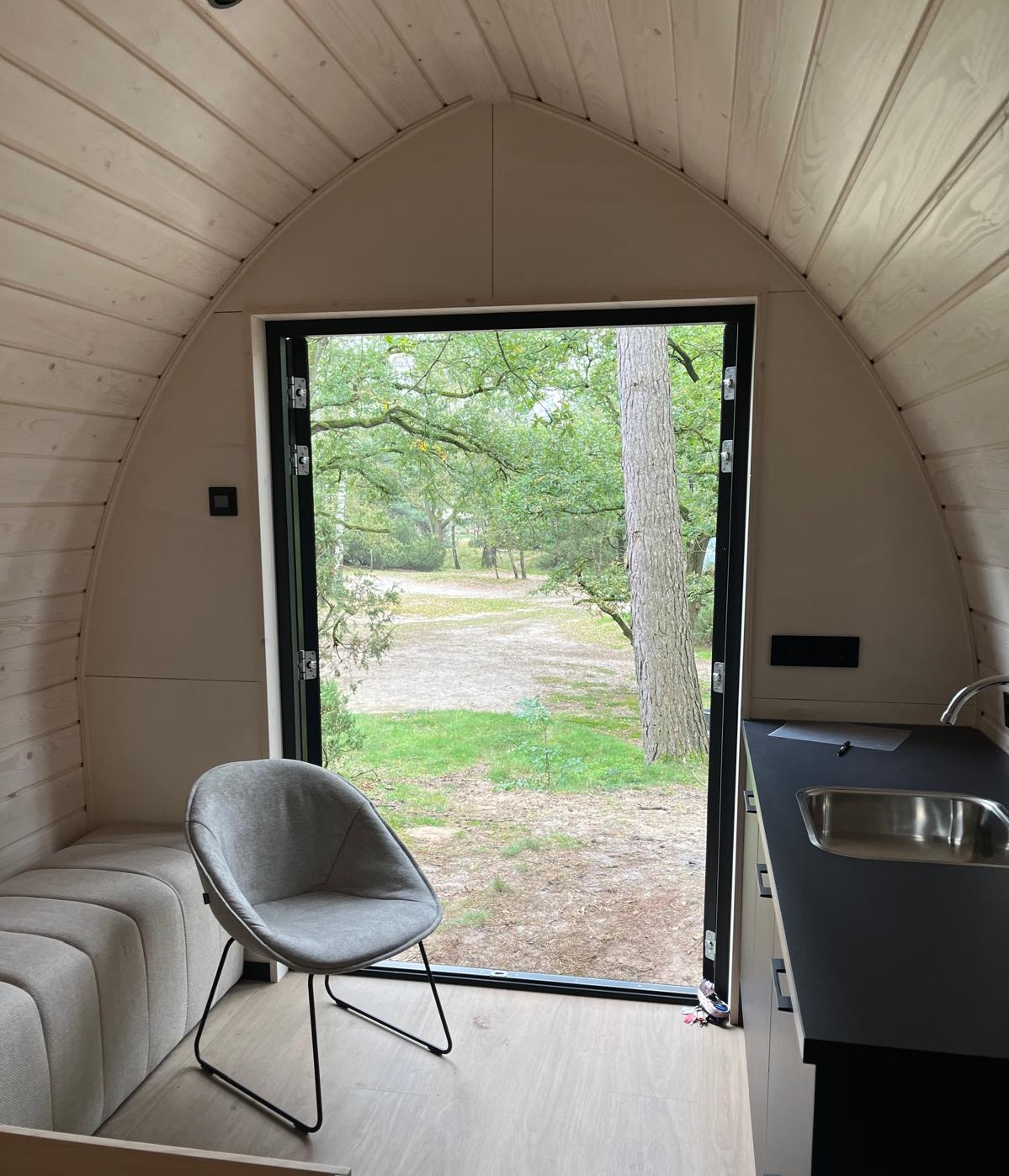 Natuurpod op Landgoedcamping Het Meuleman